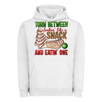 Pigment Lunar Rock torn between lookin' like a snack and eatin' one bbs Urban Hoodie - BundleAndBundleShop