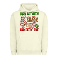 Pigment Pistachio torn between lookin' like a snack and eatin' one bbs Urban Hoodie - BundleAndBundleShop