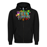 Black enjoy summer Zipper Hoodie - CowhideDigitalArt