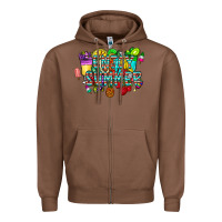 Chestnut enjoy summer Zipper Hoodie - CowhideDigitalArt