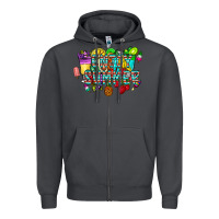 Smoke enjoy summer Zipper Hoodie - CowhideDigitalArt