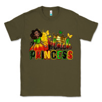 Army Green Black princess juneteenth Classic Tee - Zillion Design Studio