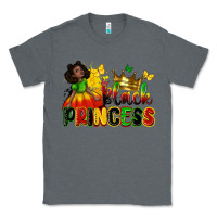 Charcoal Heather Black princess juneteenth Classic Tee - Zillion Design Studio