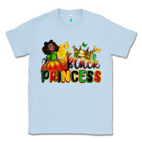 Dusty Blue Black princess juneteenth Classic Tee - Zillion Design Studio