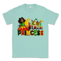 Seafoam Black princess juneteenth Classic Tee - Zillion Design Studio
