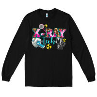 Black x ray tech Long Sleeve Tee - AdoDesignShop