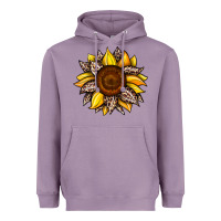 Lavender sunflower leopard Heavyweight Hoodie - JahusDesignShop