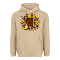 Mushroom sunflower leopard Heavyweight Hoodie - JahusDesignShop