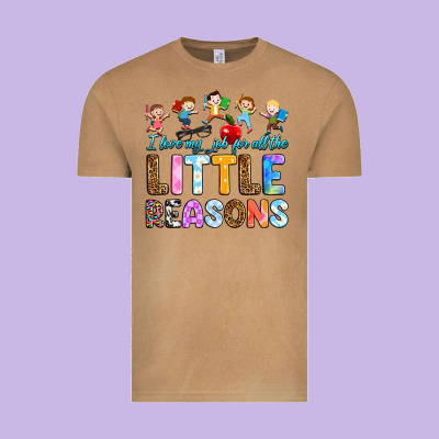 Vintage Tee i love my job for all the little reason