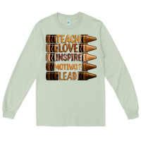 Matcha teach love inspire motivate lead Long Sleeve Tee - Zillion Design Studio