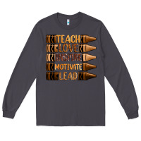 Smoke teach love inspire motivate lead Long Sleeve Tee - Zillion Design Studio