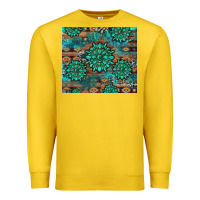 Lemon gemstone turquoises aztec leopard cowhide Premium Sweatshirt - Artiststas