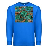 True Royal gemstone turquoises aztec leopard cowhide Premium Sweatshirt - Artiststas
