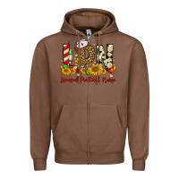 Chestnut christmas lpn licensed practical nurse Zipper Hoodie - FaDigitalArtStudio