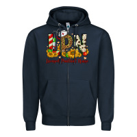 Navy christmas lpn licensed practical nurse Zipper Hoodie - FaDigitalArtStudio