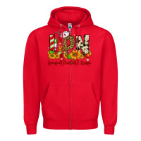 Red christmas lpn licensed practical nurse Zipper Hoodie - FaDigitalArtStudio