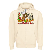 Sandshell christmas lpn licensed practical nurse Zipper Hoodie - FaDigitalArtStudio