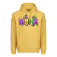 Antique Gold mardi gras mama Premium Hoodie - MaliasSmallBusiness