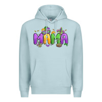 Blue Mist mardi gras mama Premium Hoodie - MaliasSmallBusiness