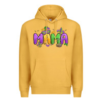 Mustard mardi gras mama Premium Hoodie - MaliasSmallBusiness