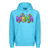 Ocean Blue mardi gras mama Premium Hoodie - MaliasSmallBusiness