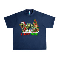 Navy t rex x mas mood Urban Heavy Tee - RanaPortraitStore