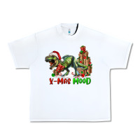White t rex x mas mood Urban Heavy Tee - RanaPortraitStore