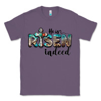 Lavender he is risen indeed Classic Tee - BarkalooDesign