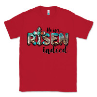 Red he is risen indeed Classic Tee - BarkalooDesign