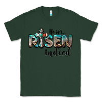 Sports Green he is risen indeed Classic Tee - BarkalooDesign