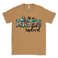 Toasted Coconut he is risen indeed Classic Tee - BarkalooDesign