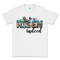White he is risen indeed Classic Tee - BarkalooDesign