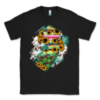 Black New jersey State Map Classic Tee - RanaPortraitStore