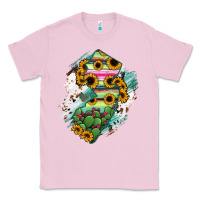 Bubblegum Pink New jersey State Map Classic Tee - RanaPortraitStore