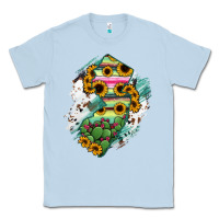 Dusty Blue New jersey State Map Classic Tee - RanaPortraitStore