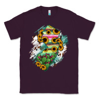 Plum New jersey State Map Classic Tee - RanaPortraitStore