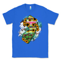 True Royal New jersey State Map Classic Tee - RanaPortraitStore