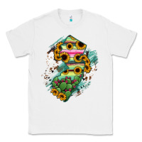 White New jersey State Map Classic Tee - RanaPortraitStore