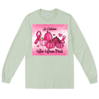Matcha in october we wear pink pumpkin Long Sleeve Tee - RanaPortraitStore