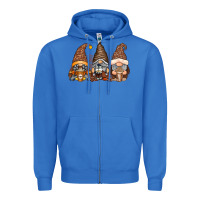 True Royal coffee gnomes Zipper Hoodie - RacoonDesign