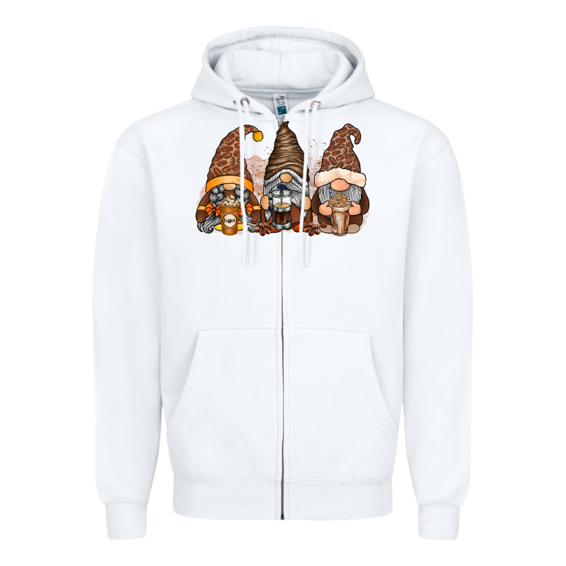 Coffee Gnomes Zipper Hoodie by RacoonDesign | Teevron