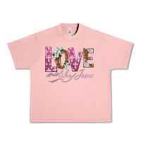 Salmon love like jesus Urban Heavy Tee - texasbilliewilder