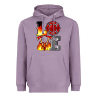 Firefighter Love Heavyweight Hoodie | Teevron