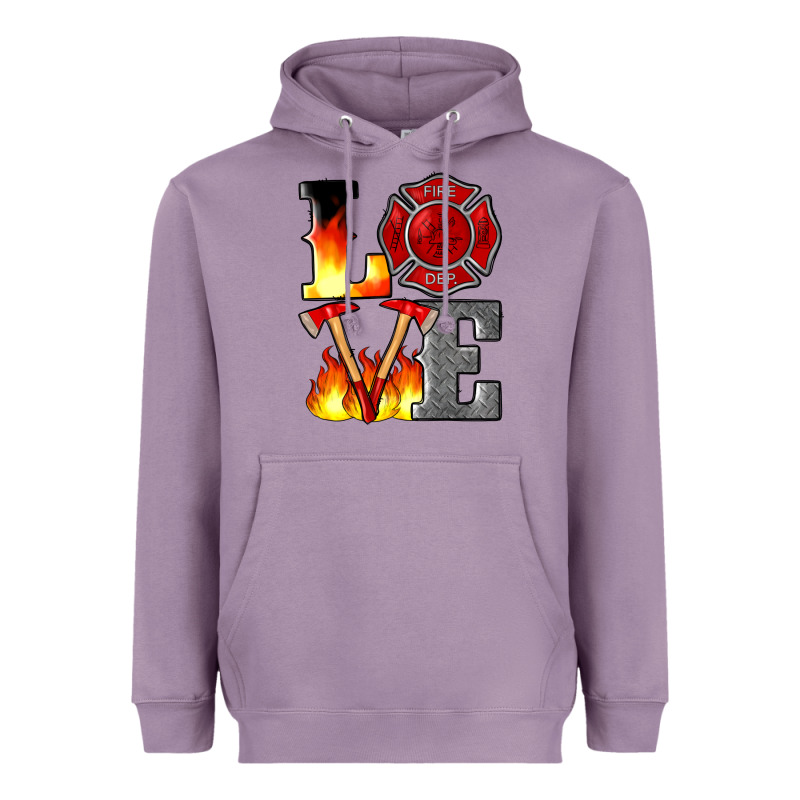Firefighter Love Heavyweight Hoodie by Artiststas | Teevron