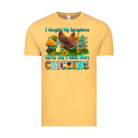 Vintage Mustard i googled my symptoms turns out i need more chicke Vintage Tee - RanaPortraitStore