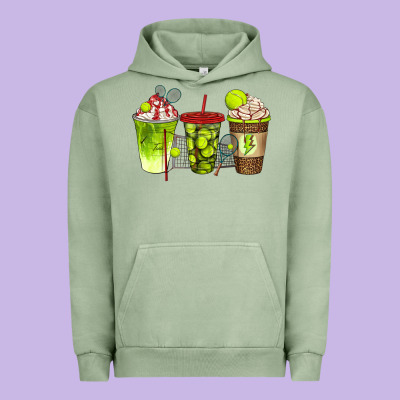Tennis Coffee Cups Bbs Urban Hoodie Designed By Bundleandbundleshop