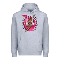 Teacher Lightning Bolt Valentine S Day Premium Hoodie | Teevron