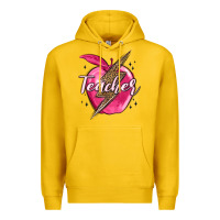 Lemon teacher lightning bolt valentine s day Premium Hoodie - MaliasSmallBusiness