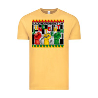 Vintage Mustard black independence day juneteenth tumbler Vintage Tee - BarkalooDesign