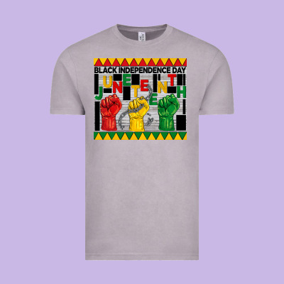 Black Independence Day Juneteenth Tumbler Vintage Tee Designed By Barkaloodesign